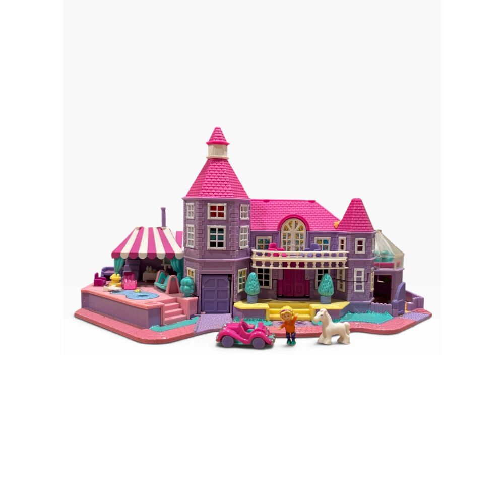 Vintage 1994 Bluebird Polly Pocket Magical Mansion Playset - Incomplete